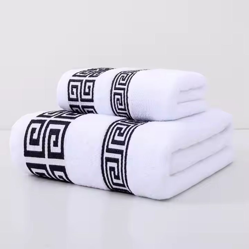 Casa Luxe Athena Cotton Towel Set | 2pcs
