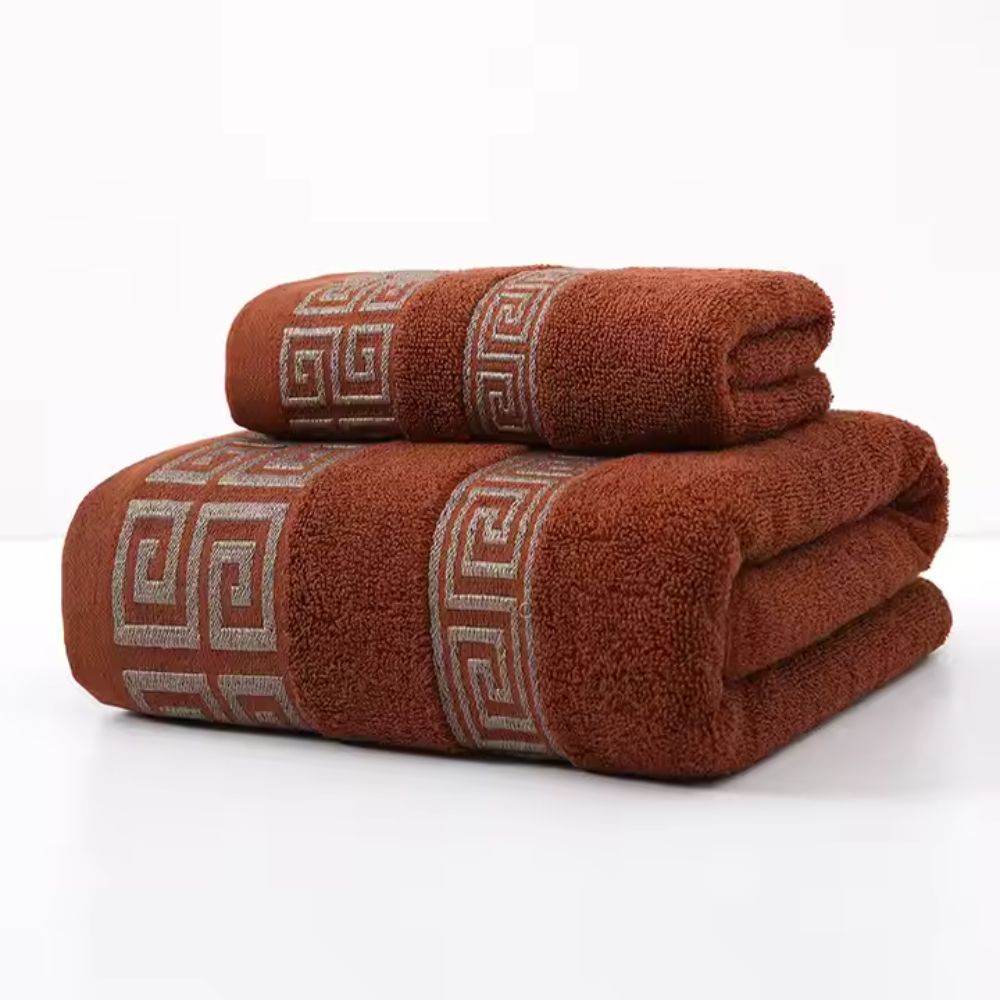 Casa Luxe Athena Cotton Towel Set | 2pcs
