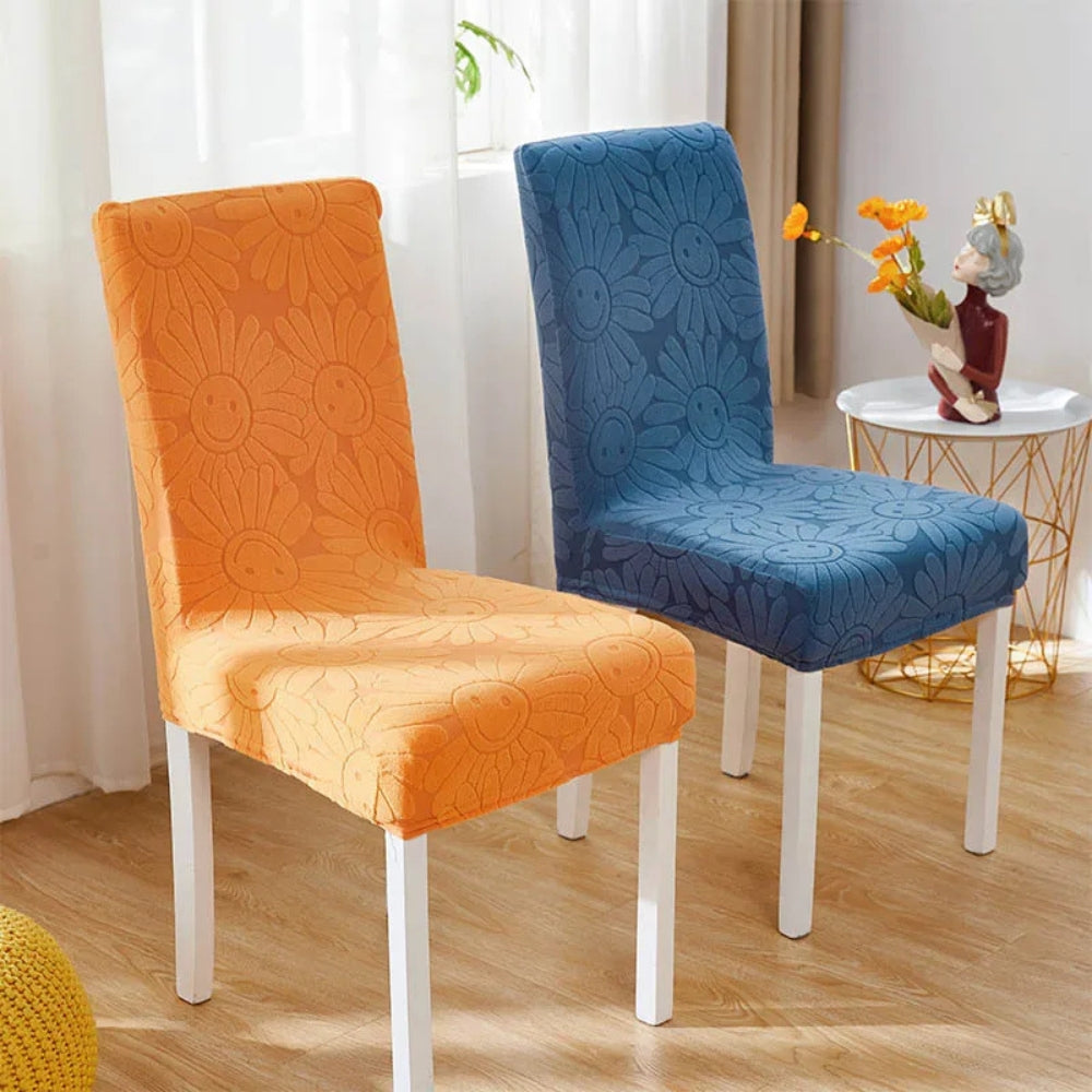 Fleur Smiley Flower Stretch Chair Cover