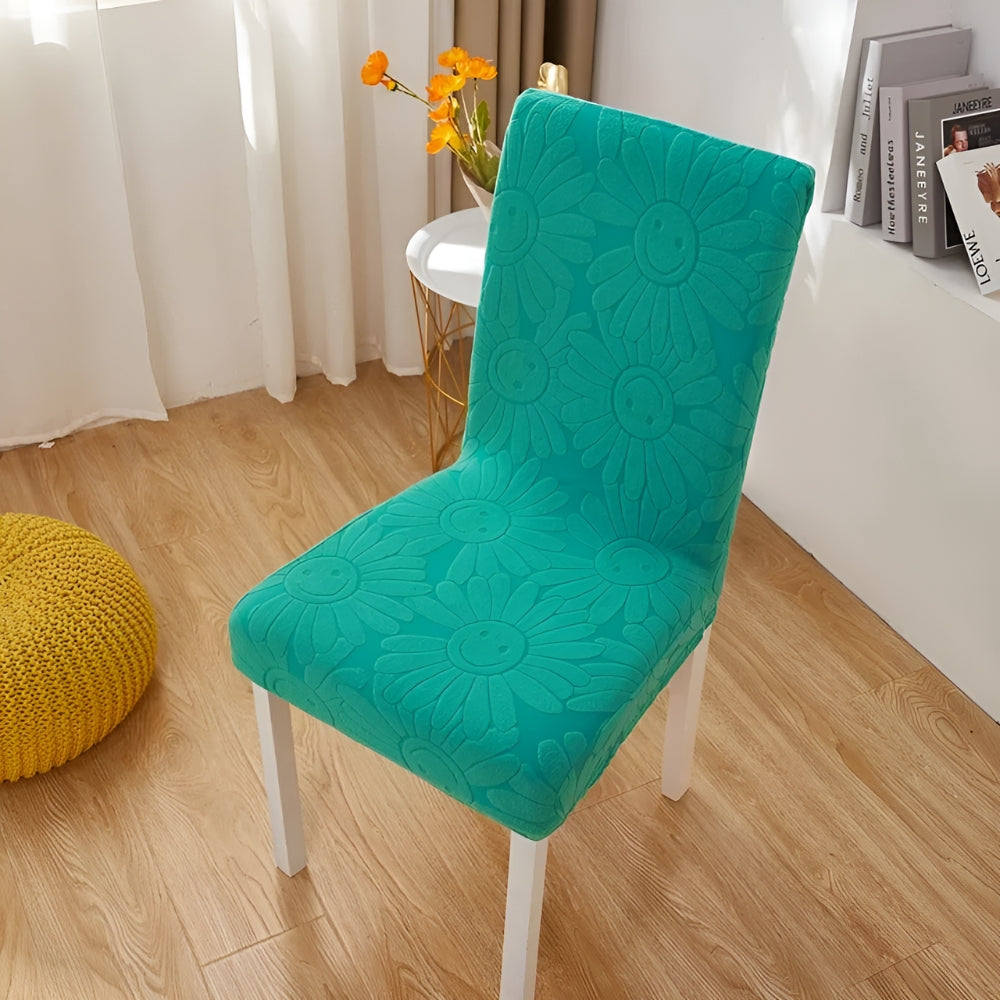 Fleur Smiley Flower Stretch Chair Cover