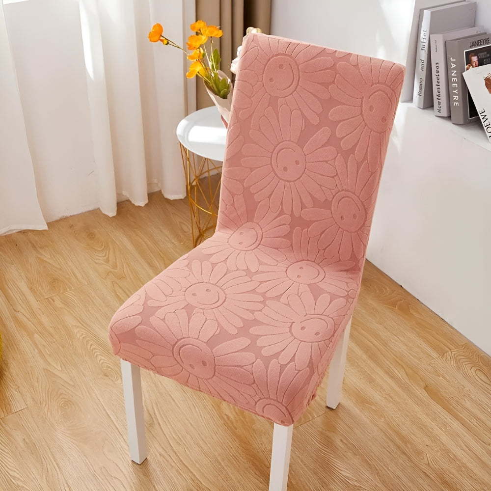Fleur Smiley Flower Stretch Chair Cover